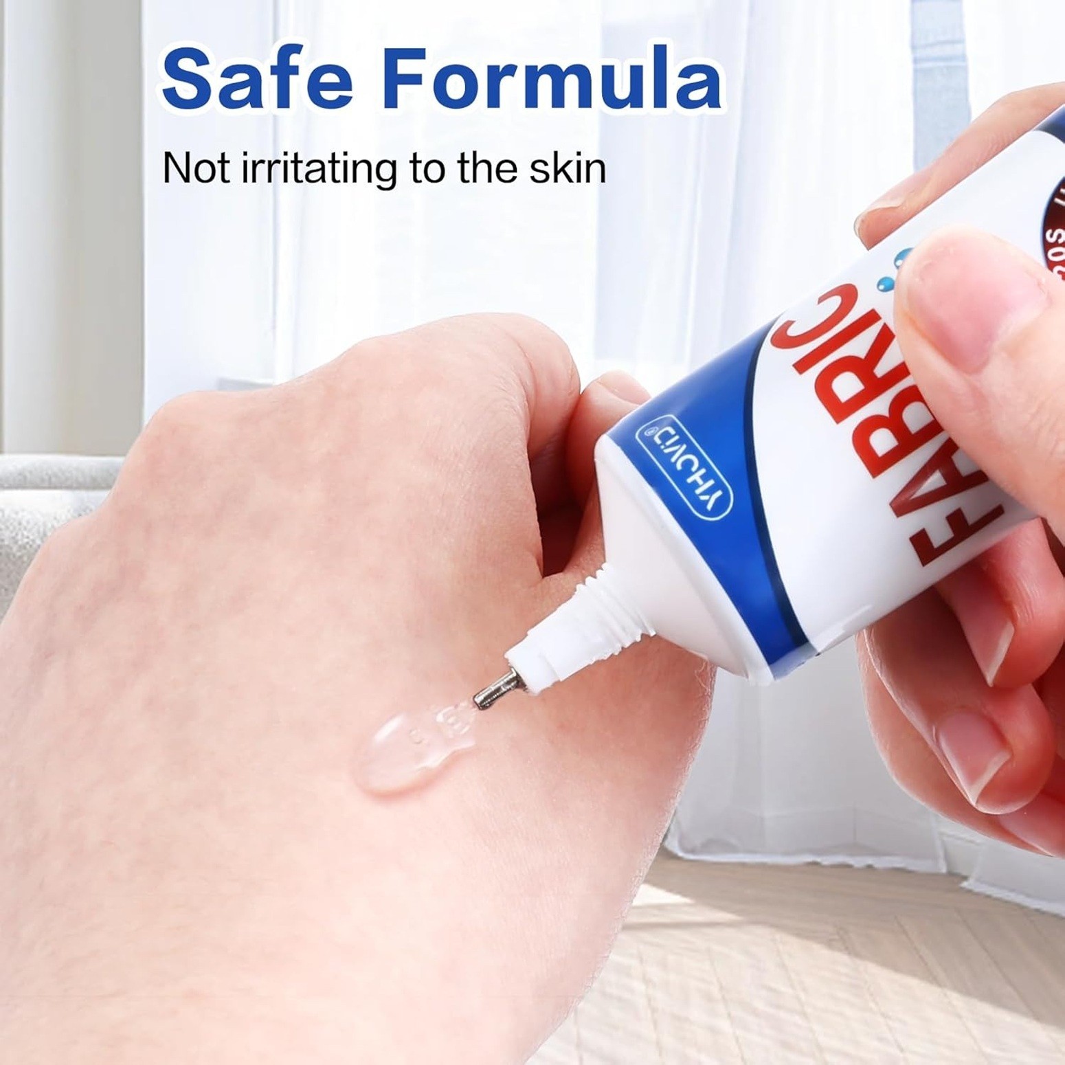 Fabric Glue Mighty Mend Fabric Glue Permanent Clear Washable Clothing Glue 60ML