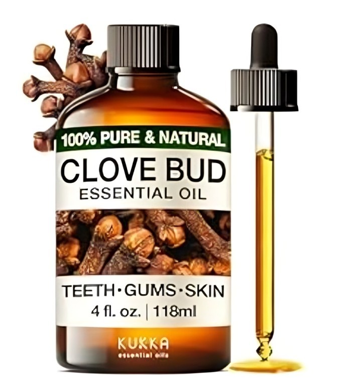 100% Pure Clove Oil – 4 Fl Oz Essential 4.00 (Pack of 1),