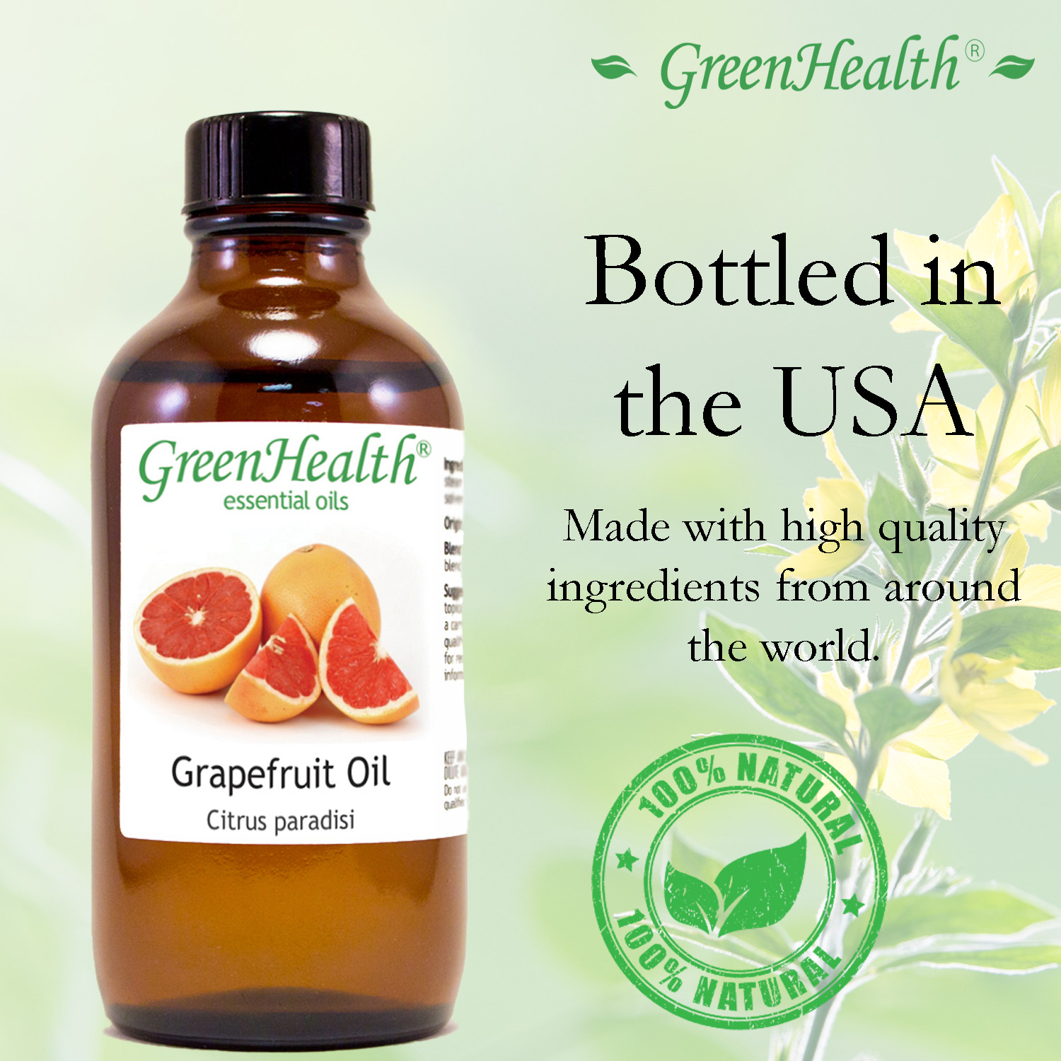Grapefruit (Pink) Essential Oil 100% Pure Many Sizes Free Shipping
