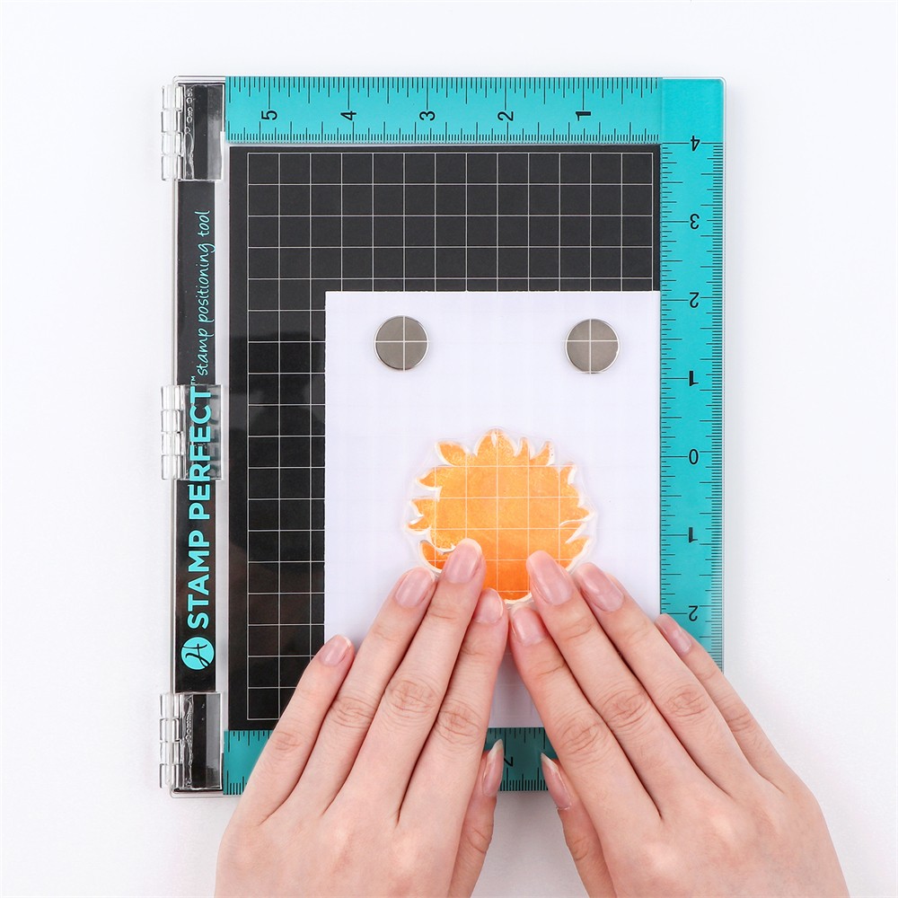 Stamping Tool Hinged Stamping Platform Stamp Positioner For Clear Stamps Craft