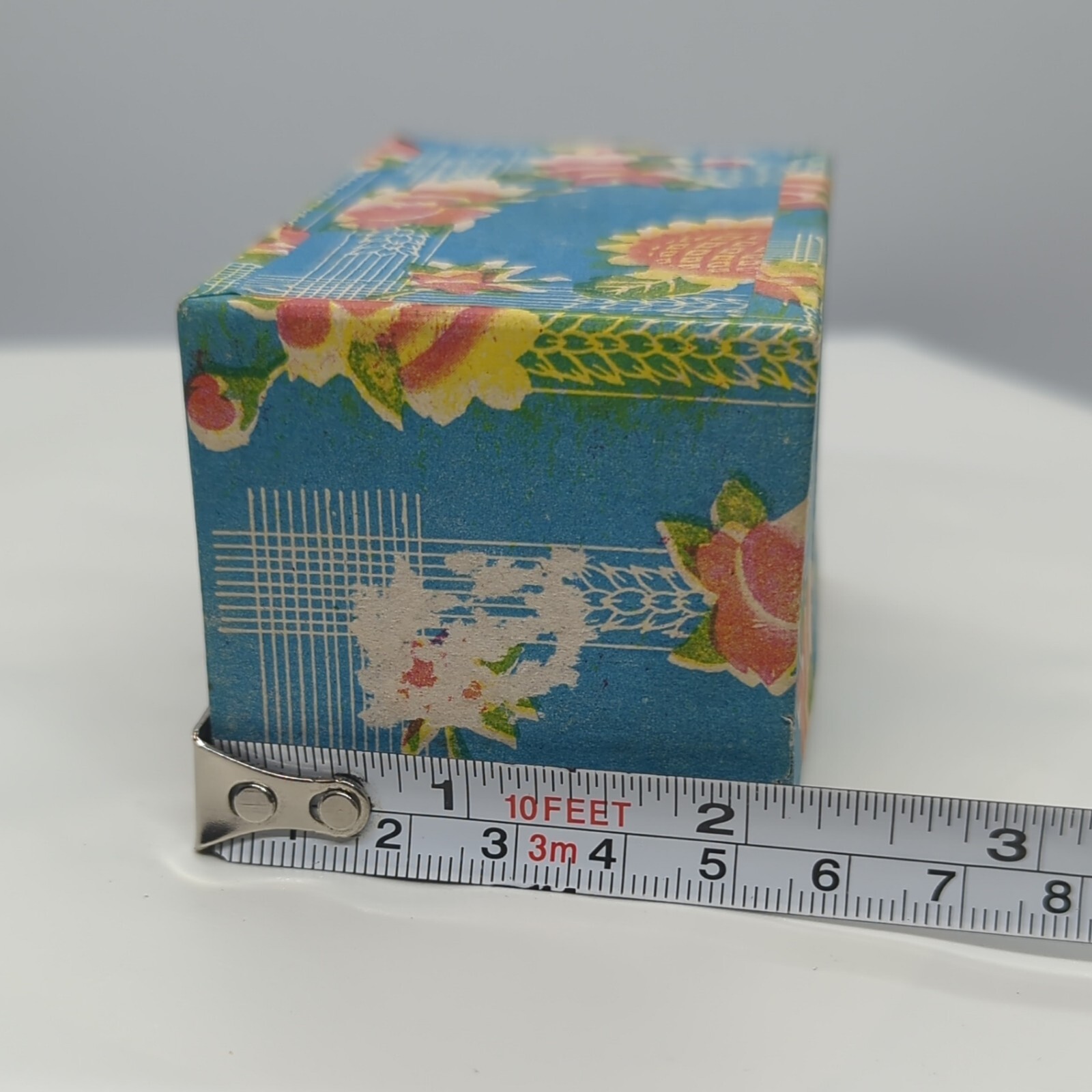 Chinese Reverse Hand-painted Art Glass Egg Depicting White Goat w/Stand 3.25″H