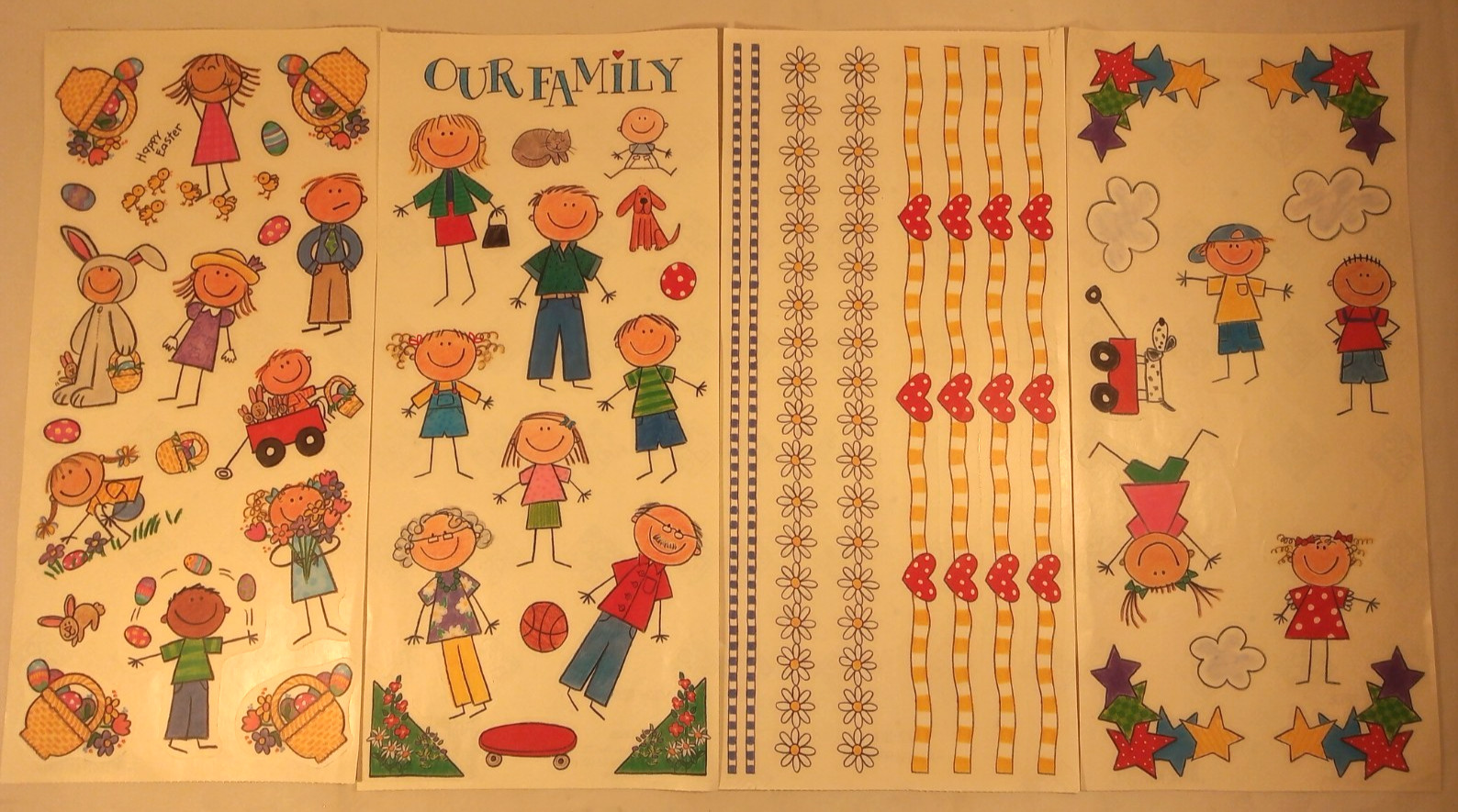 Vtg 1999 Me & My Big Ideas Scrapbooking Stickers Lot SR-120 SR-114 BR-108 SR-105