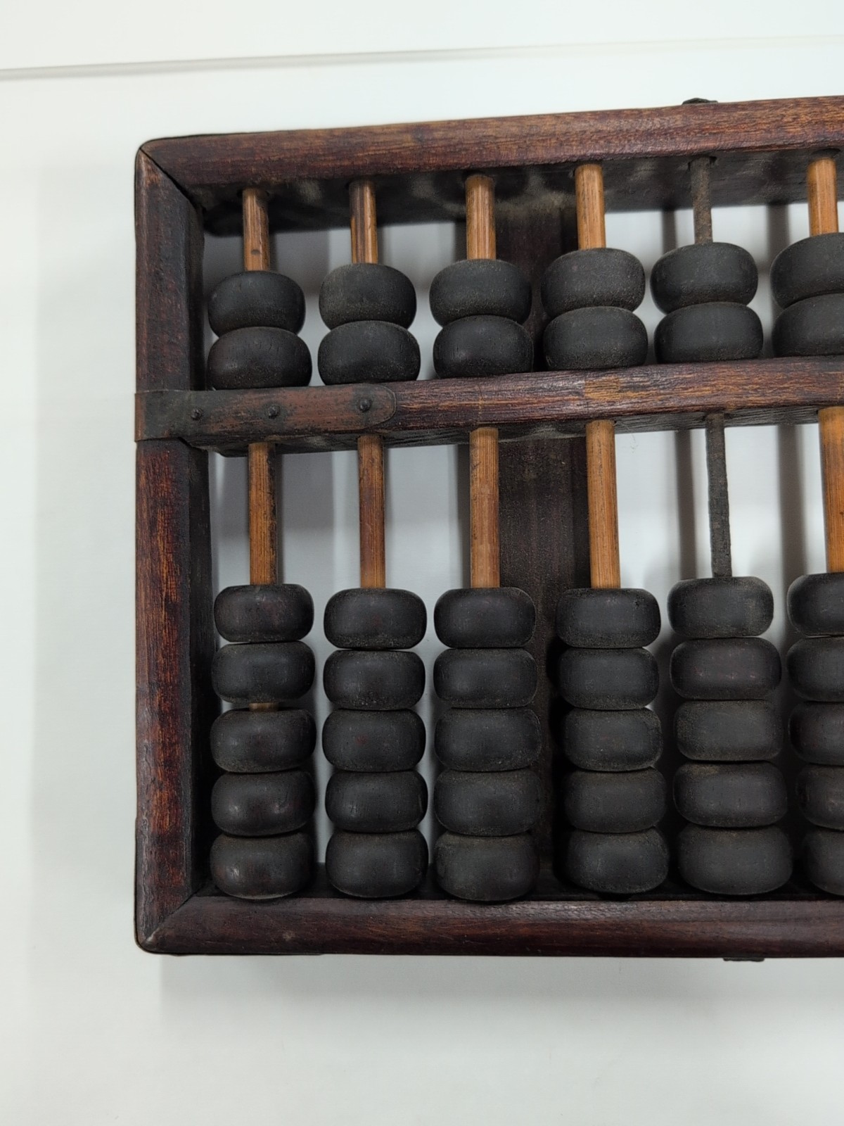 Vintage Antique Chinese Abacus, Made Of Solid Hardwood