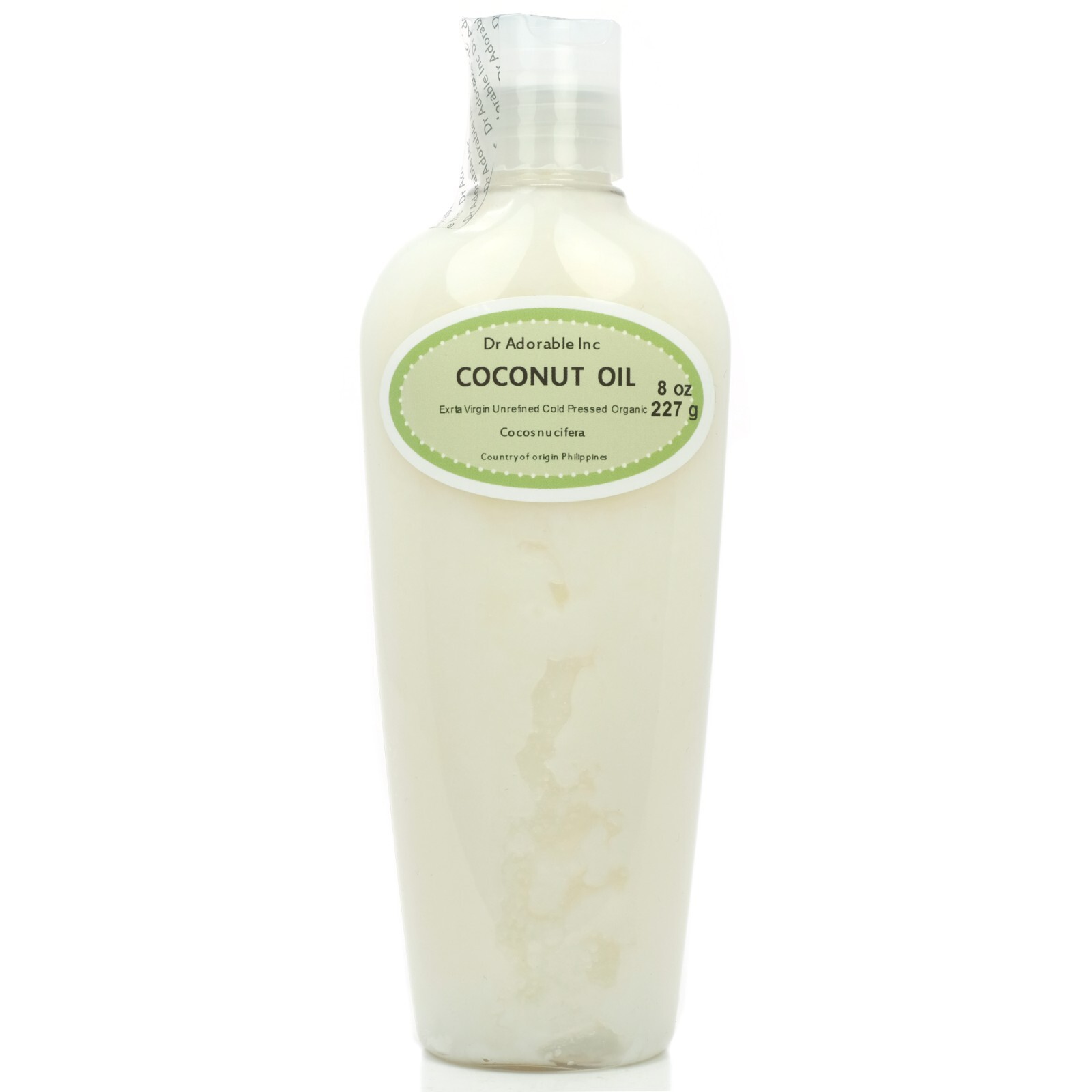 ORGANIC EXTRA VIRGIN COCONUT OIL RAW COLD PRESSED UNREFINED PURE 2 oz to GALLON