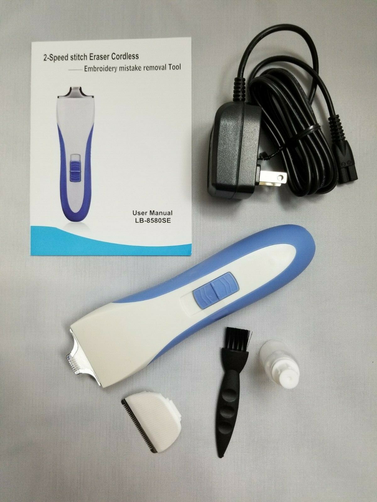 Mary’s Embroidery Thread Remover Cordless Model with TWO size blades included