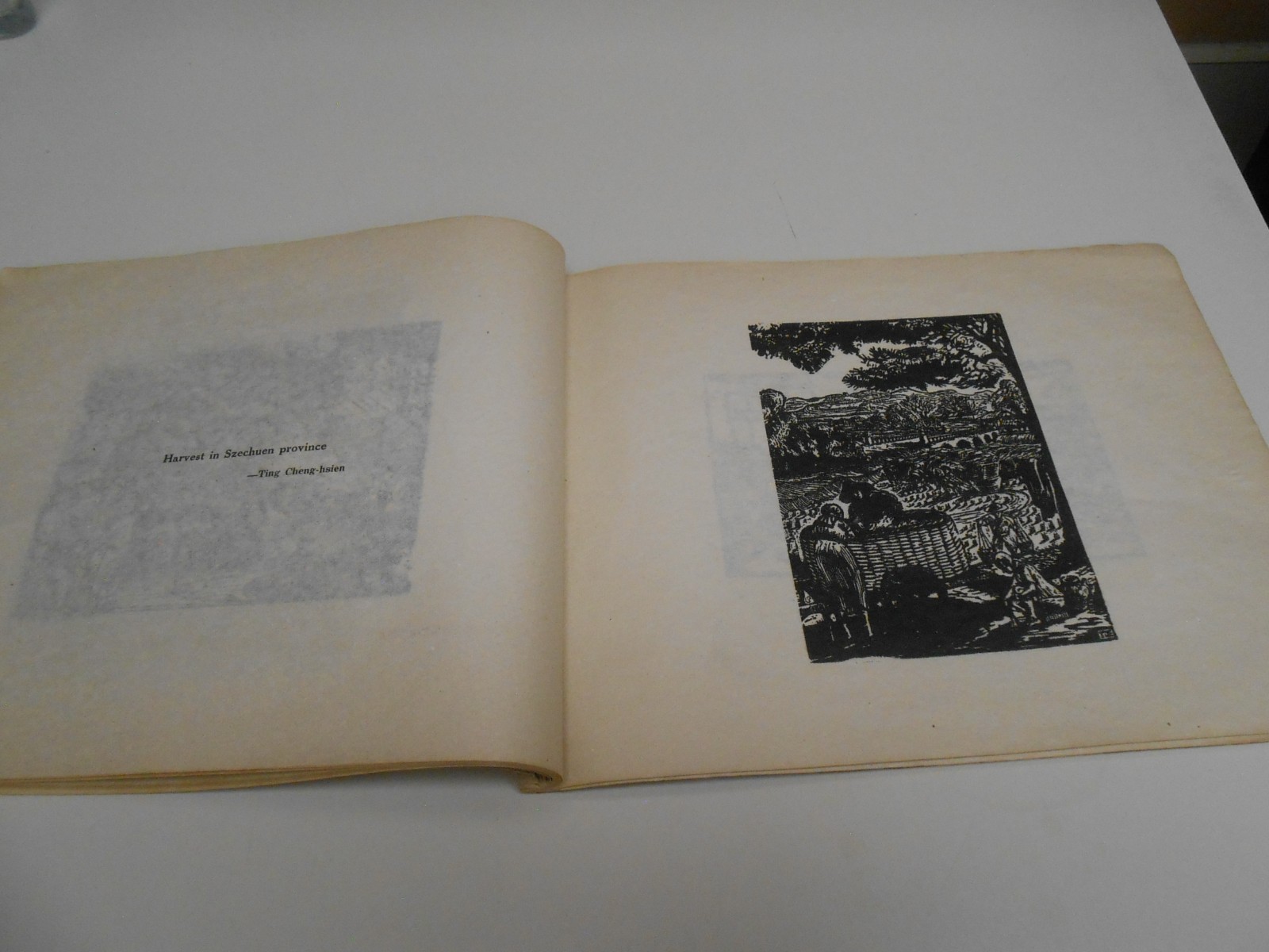 Chinese Woodcuts- Paper Cut Outs. China Monthly Review. 1953. Shanghai