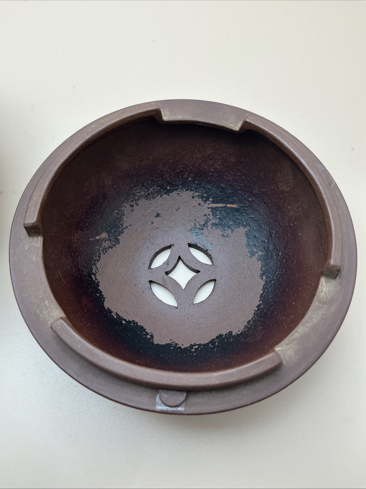 Vintage Chinese Zisha Purple Sand Clay Yixing Incense Burner Chen Maolin