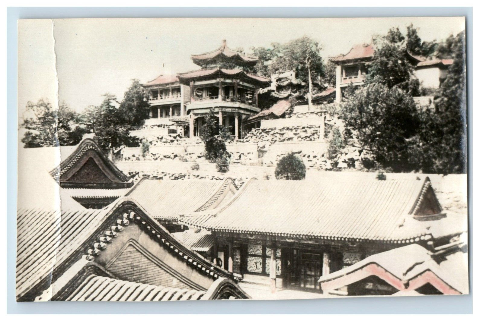 C. 1900-10 Peking China Forbidden City Hand Tinted Original Photo 19 K1