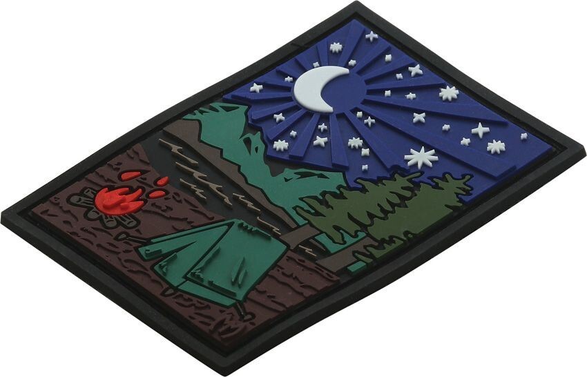 Maxpedition Outdoor Camp Patch Loop-Field Lined Sheet PVC Rubber Glows In Dark