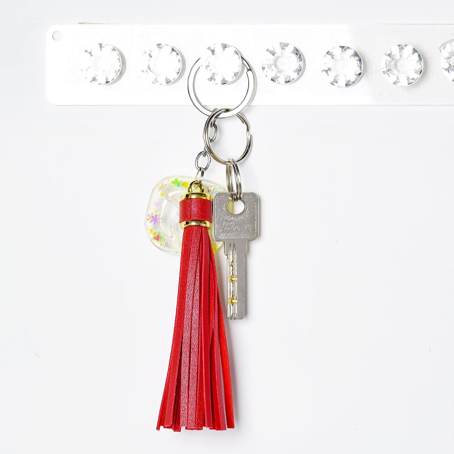 20 Pieces 3.9 inch Faux Leather Tassel Bulk Keychain Tassels Artificial Leath…