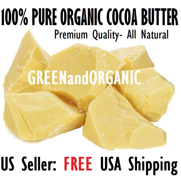 BEST QUALITY 15 Lbs Raw Cocoa Butter Organic PURE Natural Unrefined Virgin Cacao