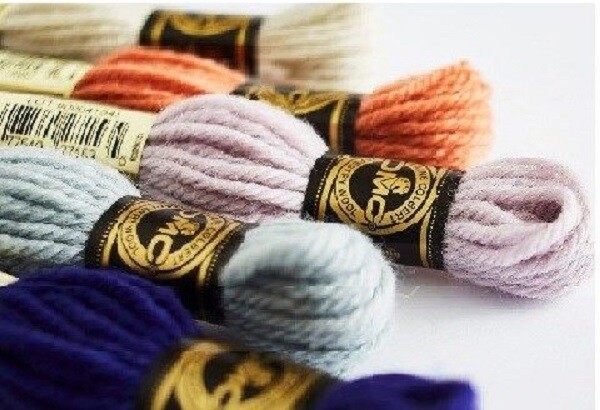 DMC Laine Colbert Tapestry Wool Yarn NEEDLEPOINT 8 yard U-CHOOSE 7400 thru 7999