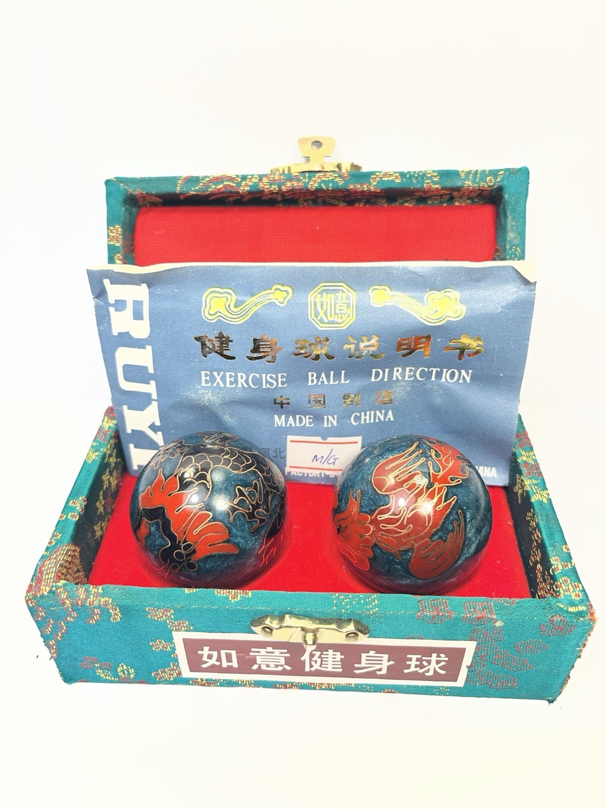 Baoding Iron Ball Direction Exercise High Quality Documented Ornamental Chiming