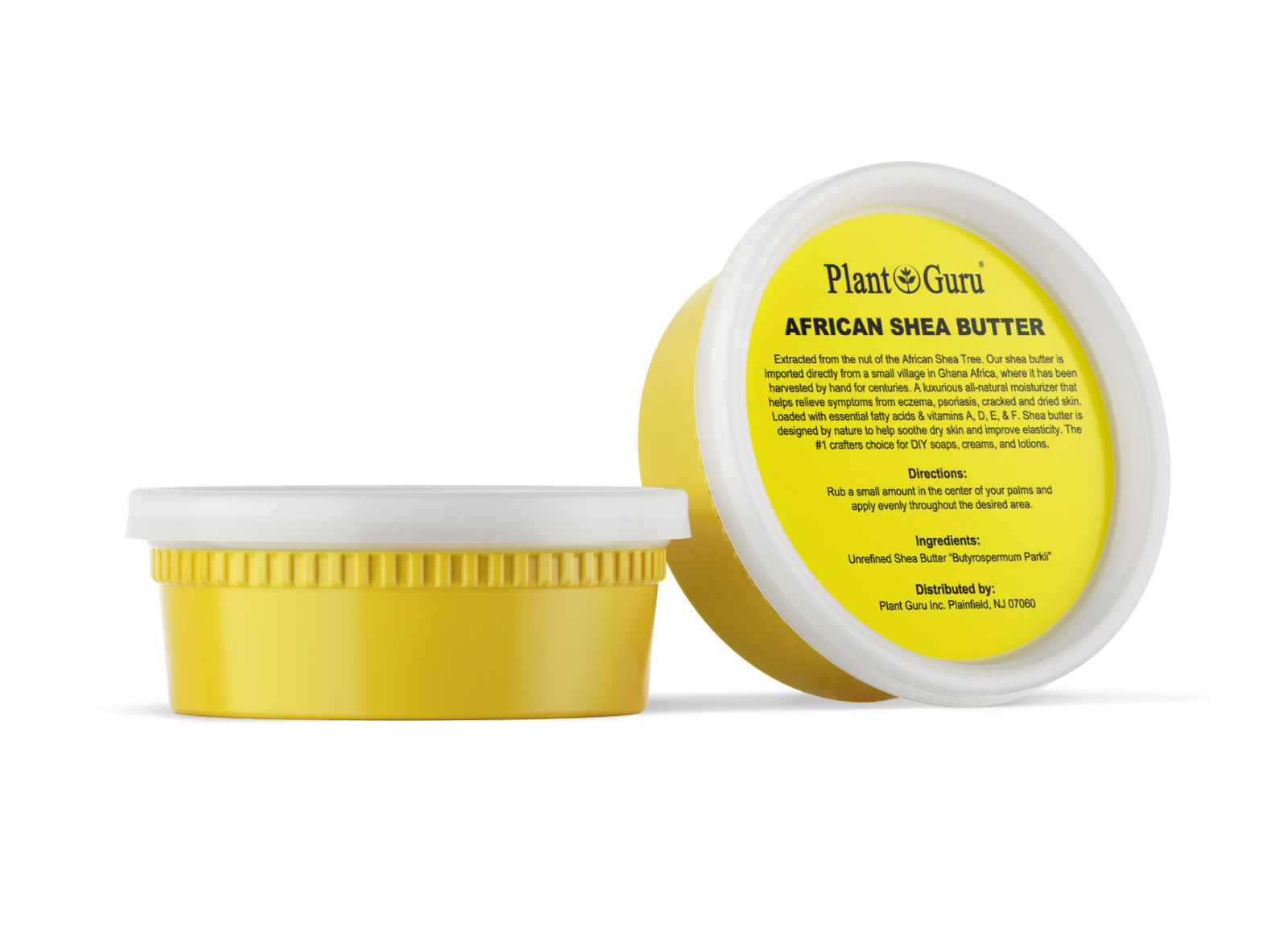 6 Pack African Shea Butter 8 oz. 100% Pure Natural Raw Unrefined Organic Bulk