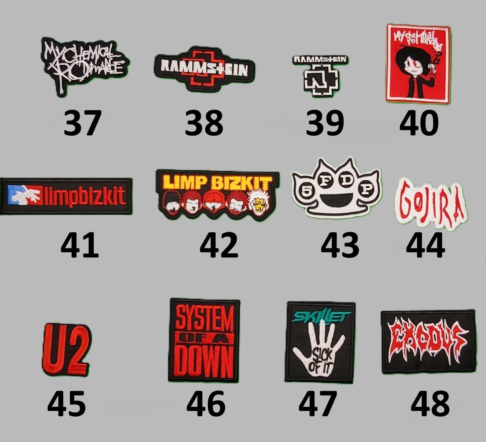 Heavy Metal Punk Rock Music Band Embroidered Patches Iron On YOU PICK -NEW ITEMS