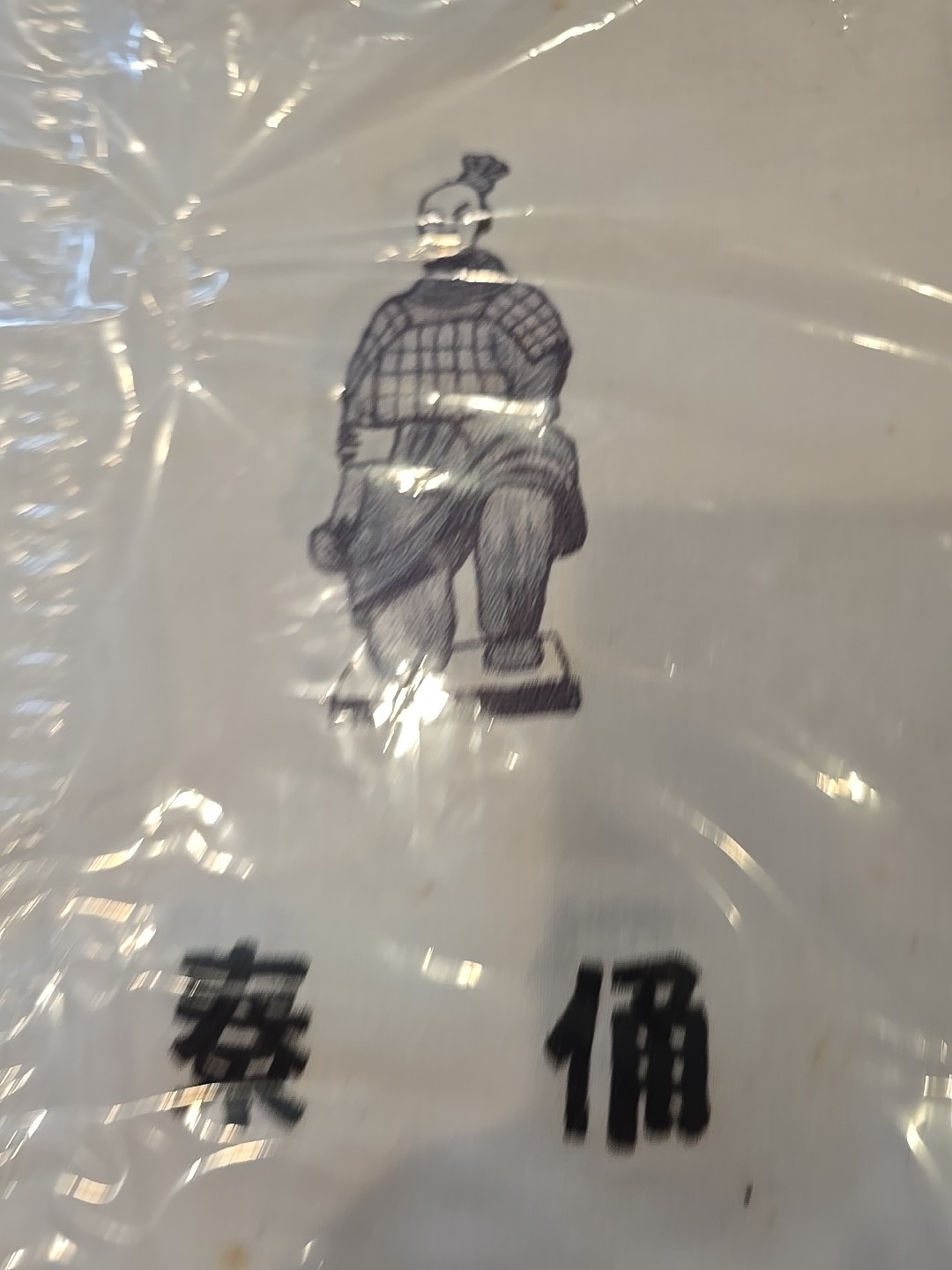 Set Of 12 New In Package Chinese Terracotta Warriors Cloth Placemats