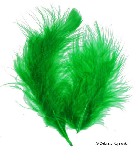 Quality Marabou Feathers KELLY GREEN Fluffy 3-8″ L 7 grams Approx 35 ct