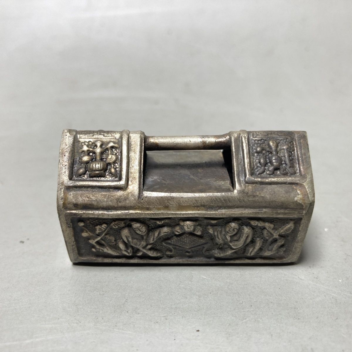 Vintage Style Style Brass Longevity Lock Five Direction Lock Copper