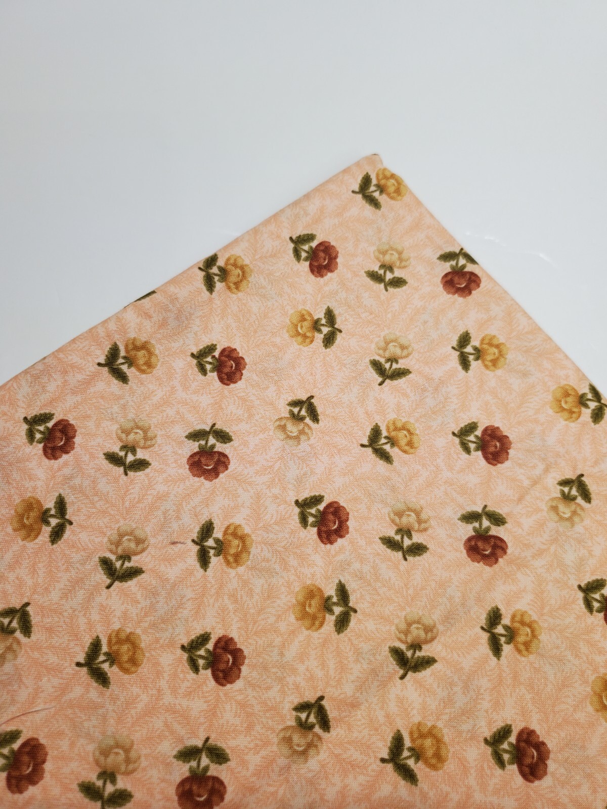 Fig Tree Fabric Allspice Tapestry Moda Floral Sew Quilt Peach FAT QUARTER