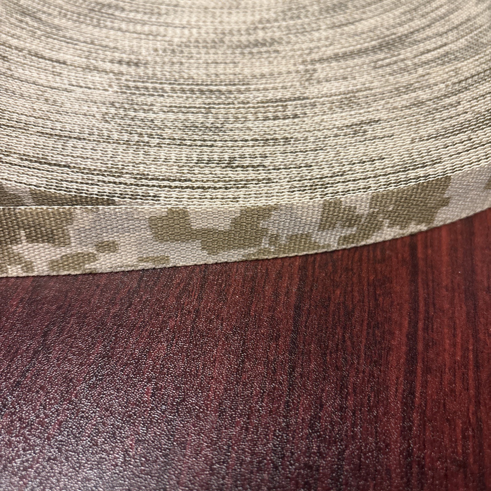 .75″ Nylon Webbing Digital Desert Camo 17337 One Side Pattern 100 Yds USA