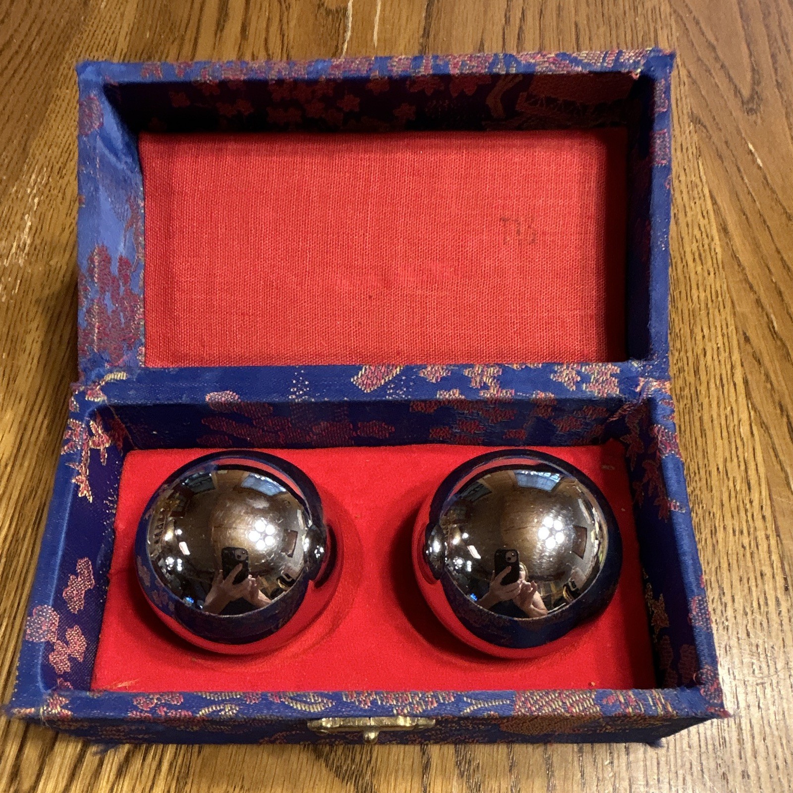 Vintage Chinese Solid Steel Heavy Chinese Baoding Balls