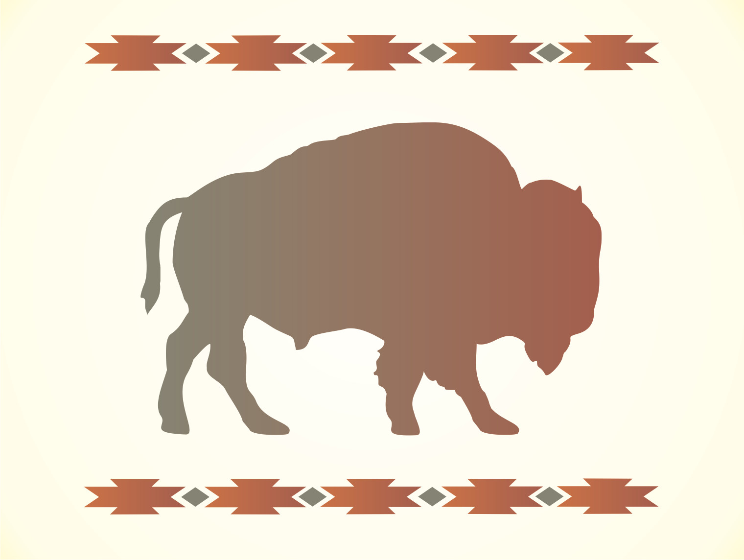 Stencils by Joanie Buffalo Bison Southwest Native Art Lodge DIY Ranch Signs
