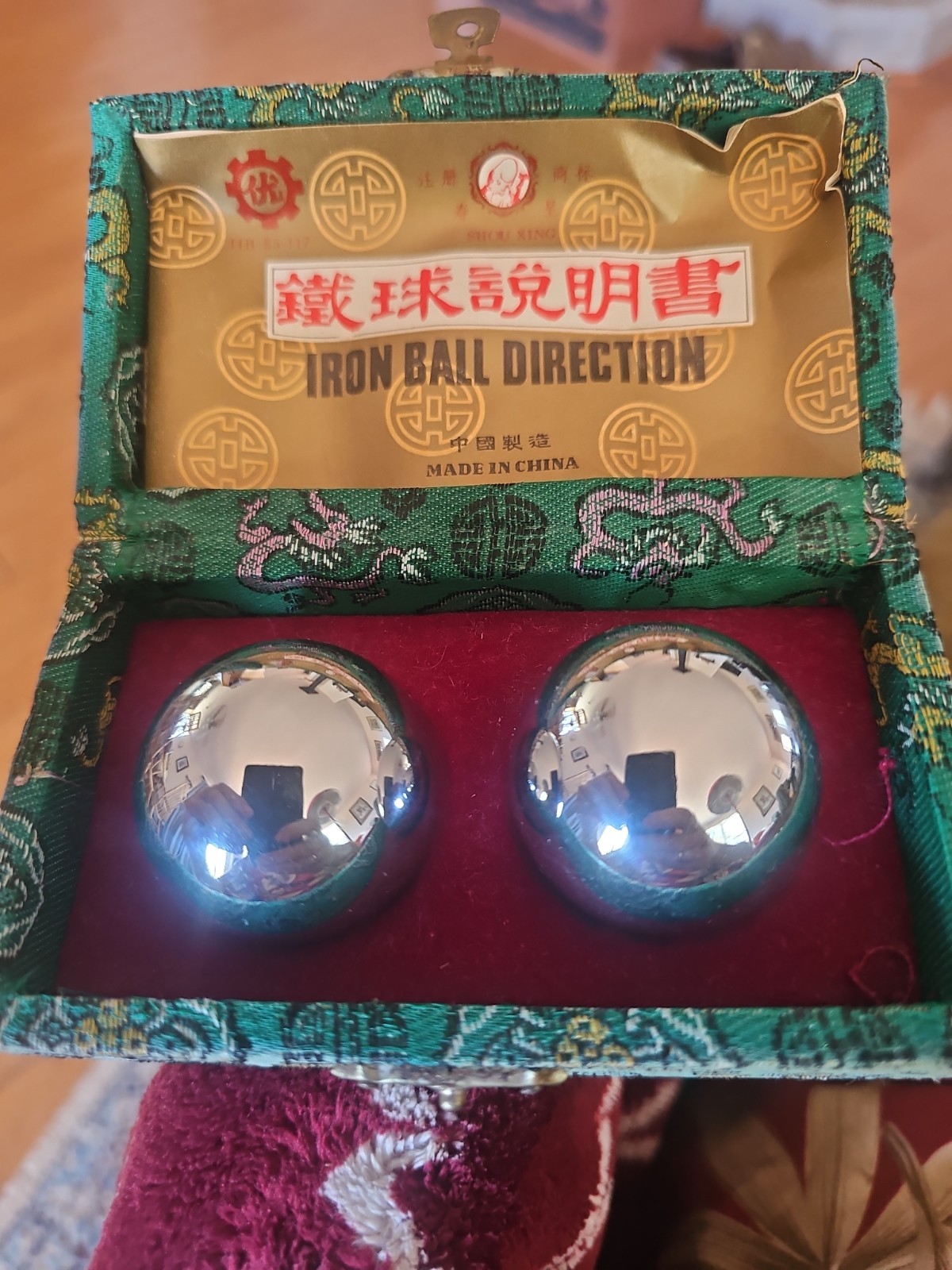 Iron Ball Direction – Chinese Meditation Chiming Stress Baoding Health Balls