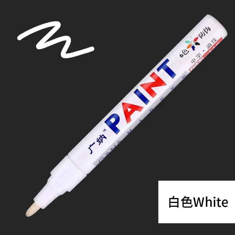 12Pcs Waterproof Permanent Paint Marker Pen For Car Tyre Tire Tread Rubber Metal