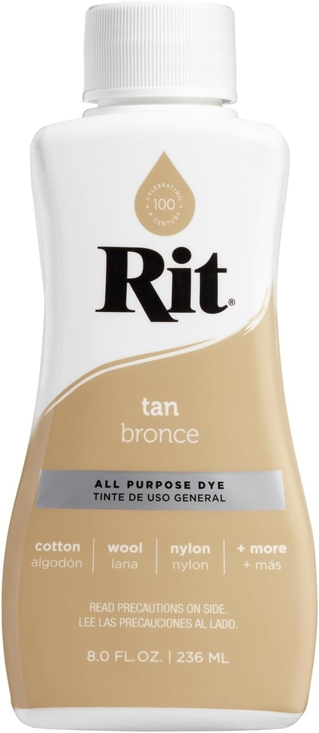 Rit All-Purpose Liquid Dye, Tan 8 oz.,