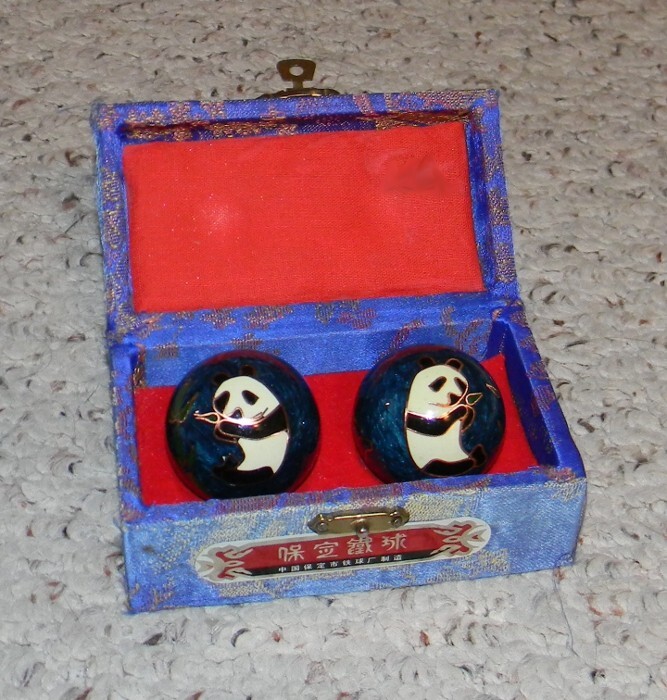 Chinese Balls – Stress Relief, Metal Health, Exercise Balls – 1.5″ Pandas