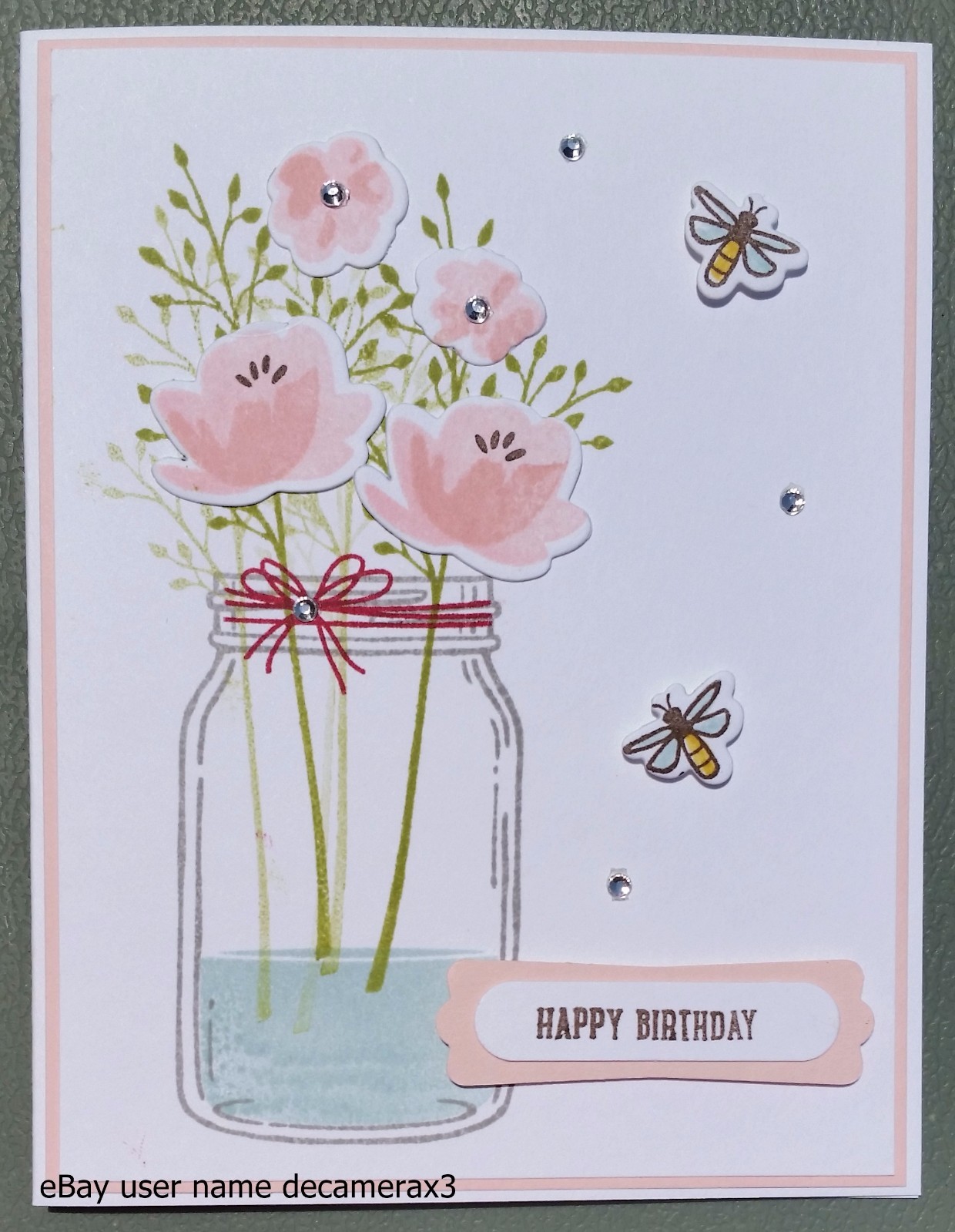 HAPPY BIRTHDAY, GET WELL, THANK YOU HANDMADE CARD KIT, STAMPIN’ UP JAR OF LOVE