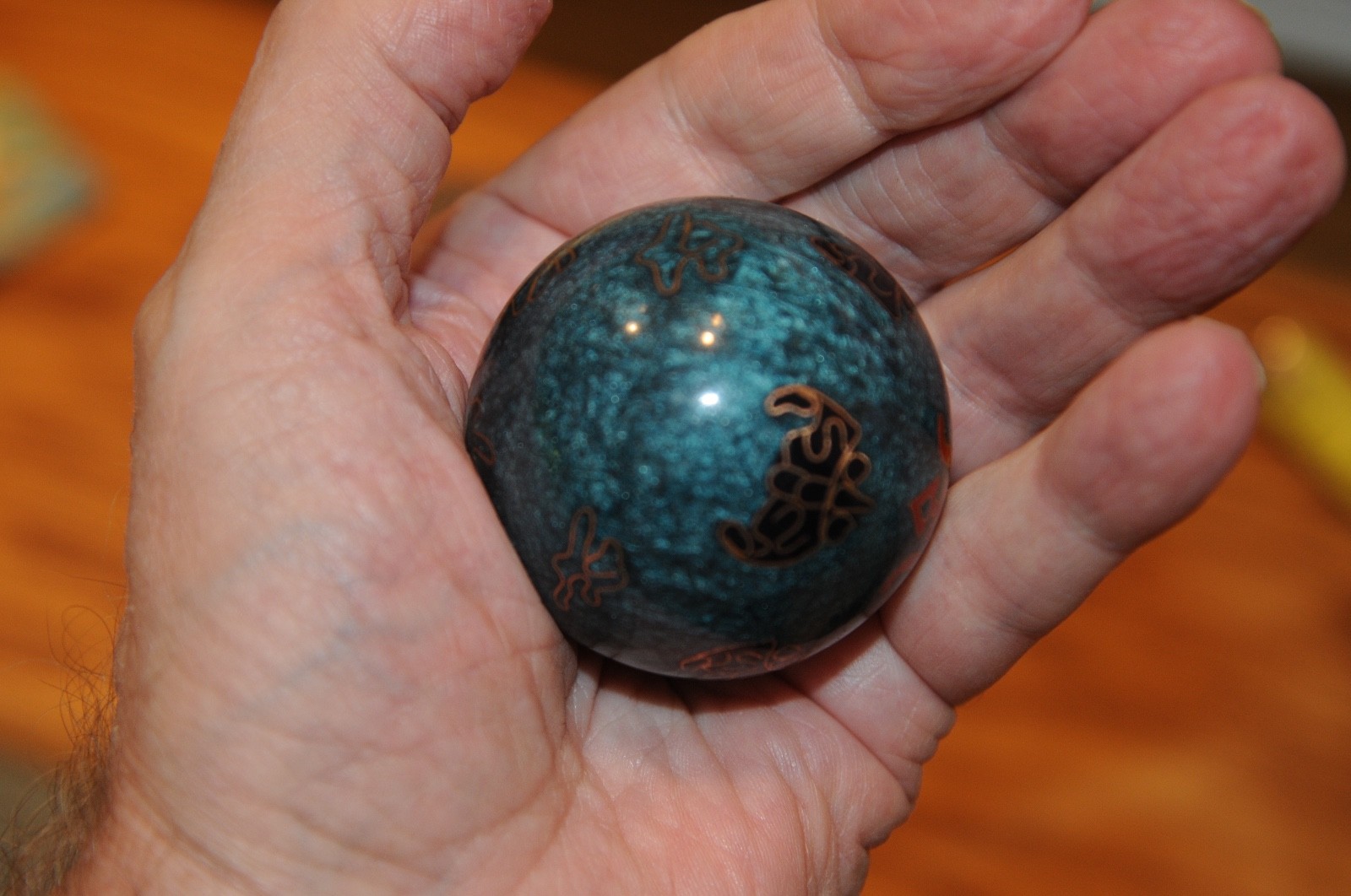 Vintage Baoding Iron Ball Set Chinese Stress Relief Instruction Booklet Jin Song
