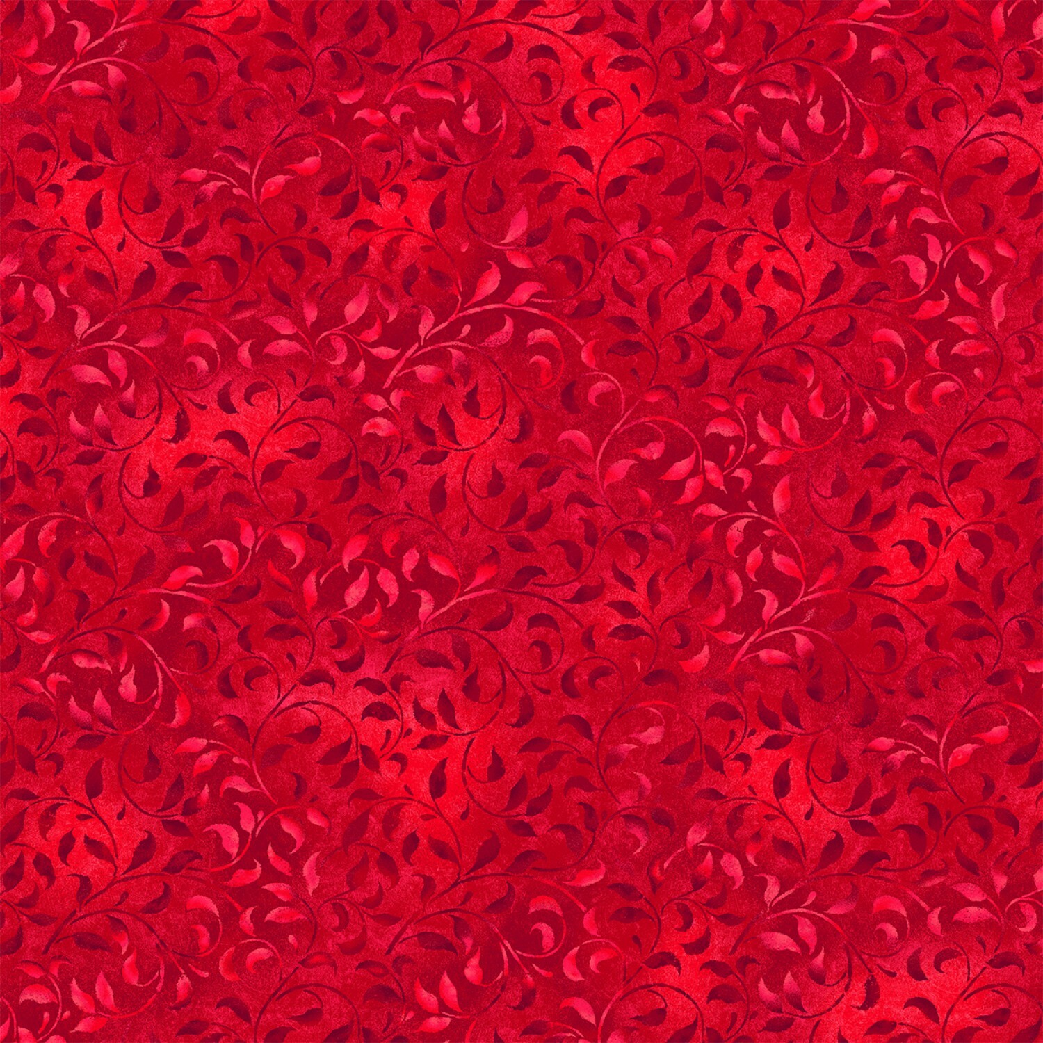 Wilmington Prints Bright Red Climbing Vine 45″ Wide Quilting 100% Cotton BTY