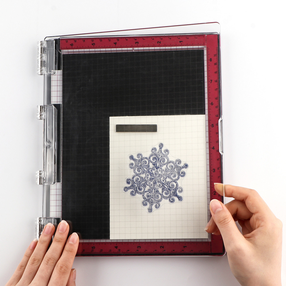 Precision Stamping Tool Stamping Platform For Red Rubber Cling Stamp Clear Stamp