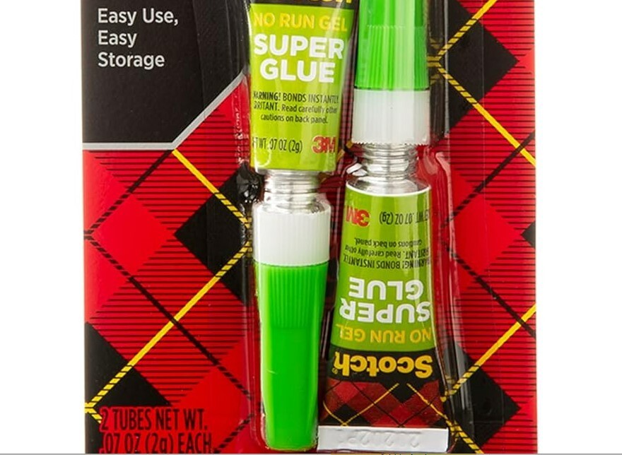 SUPER GLUE GEL pack of 2 with Permanent Hold Dries Quickly Universal All Purpose
