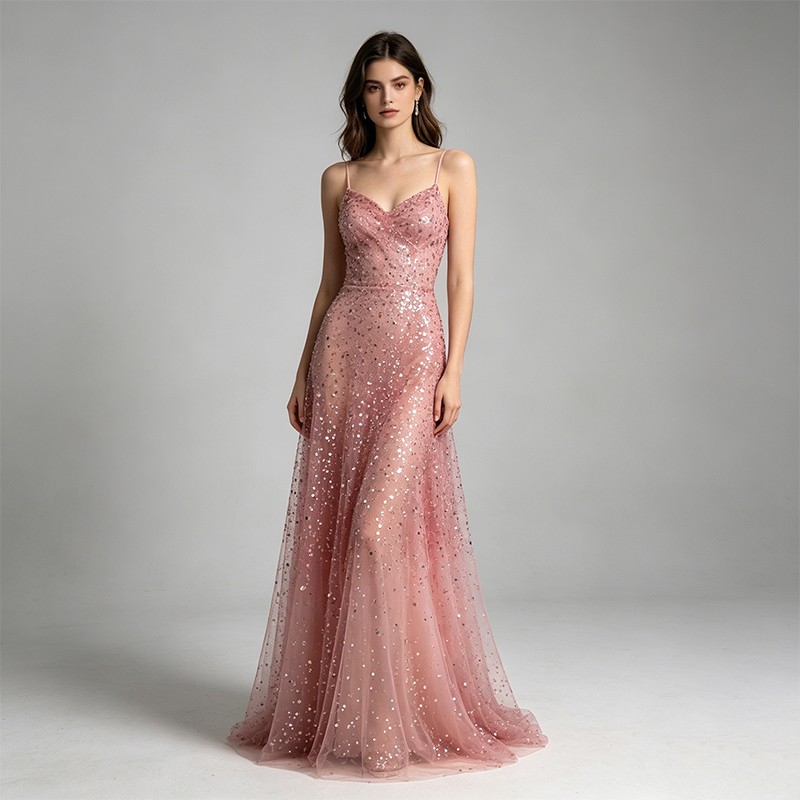 Glitter Sequin Tulle Fabric Sequin & Beaded Mesh Fabric for Wedding Dress&Party.