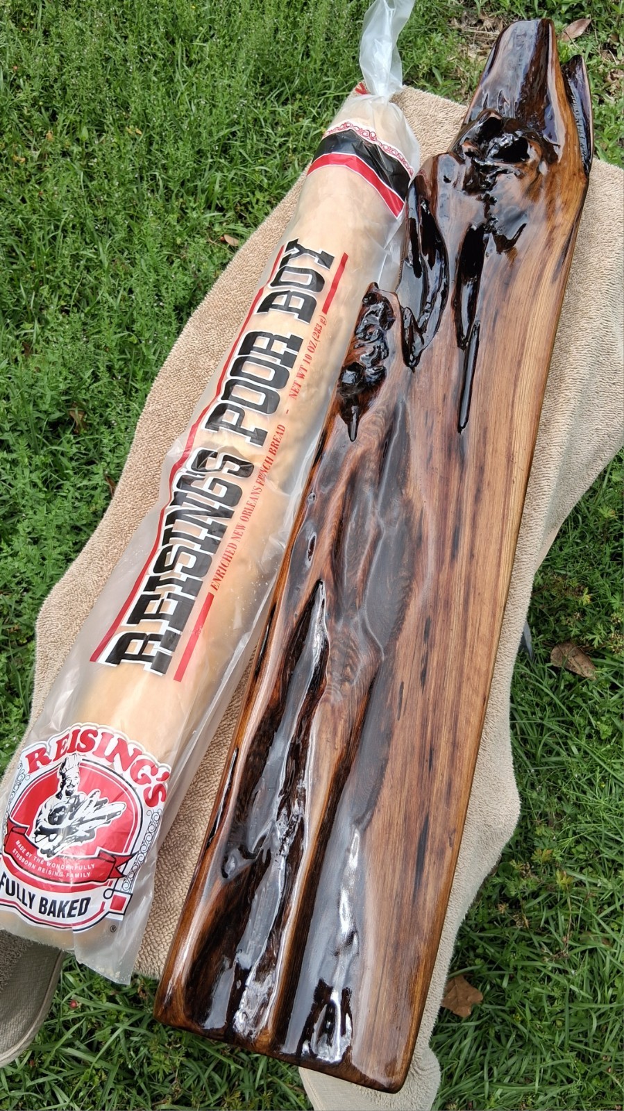 Louisiana Underwater Recovered REAL Old Growth Sinker Cypress Floating Shelf Art