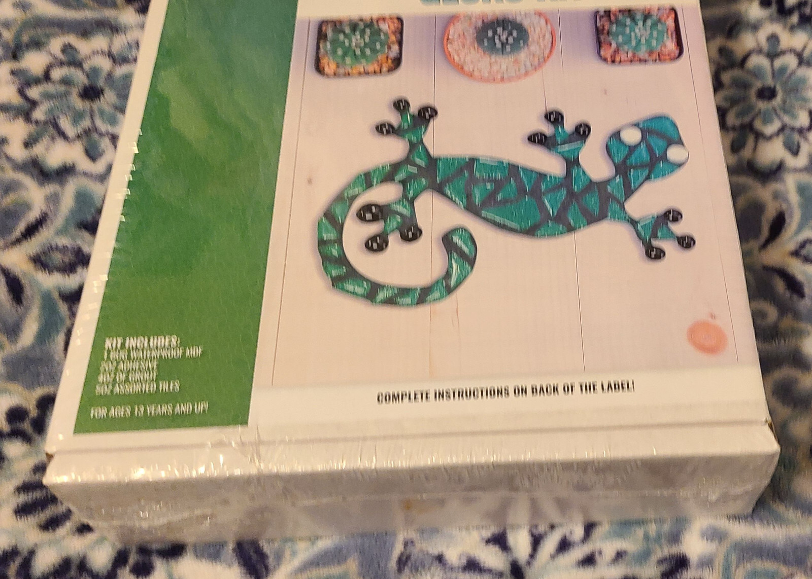 Diamond Tech “Mosaic Gecko Lizard Kit” K4274 Craft Kit New For Ages 13+++