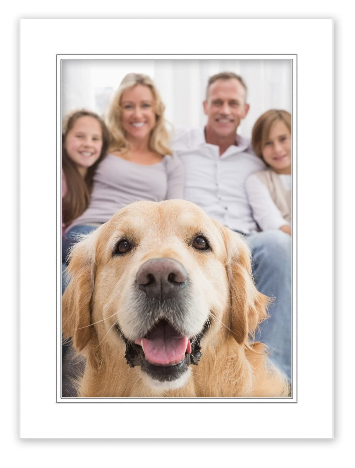 8×10 Mat For 6×8 Photo Precut White On White Double Mat Bevel Cut Acid Free