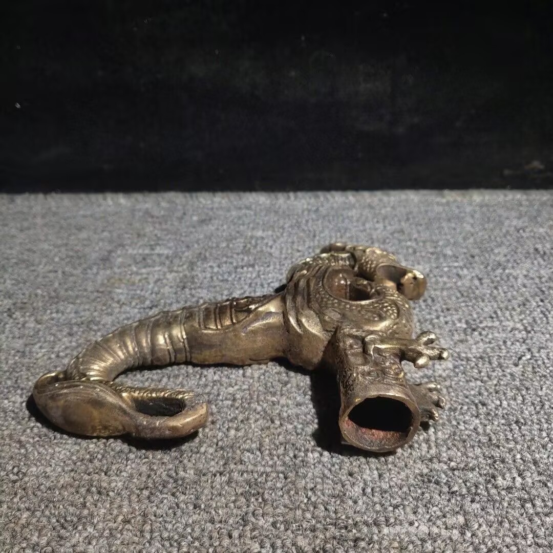 Dragon Statue Walking Stick Cane Handle Top Head Topper Hand Grip Collect