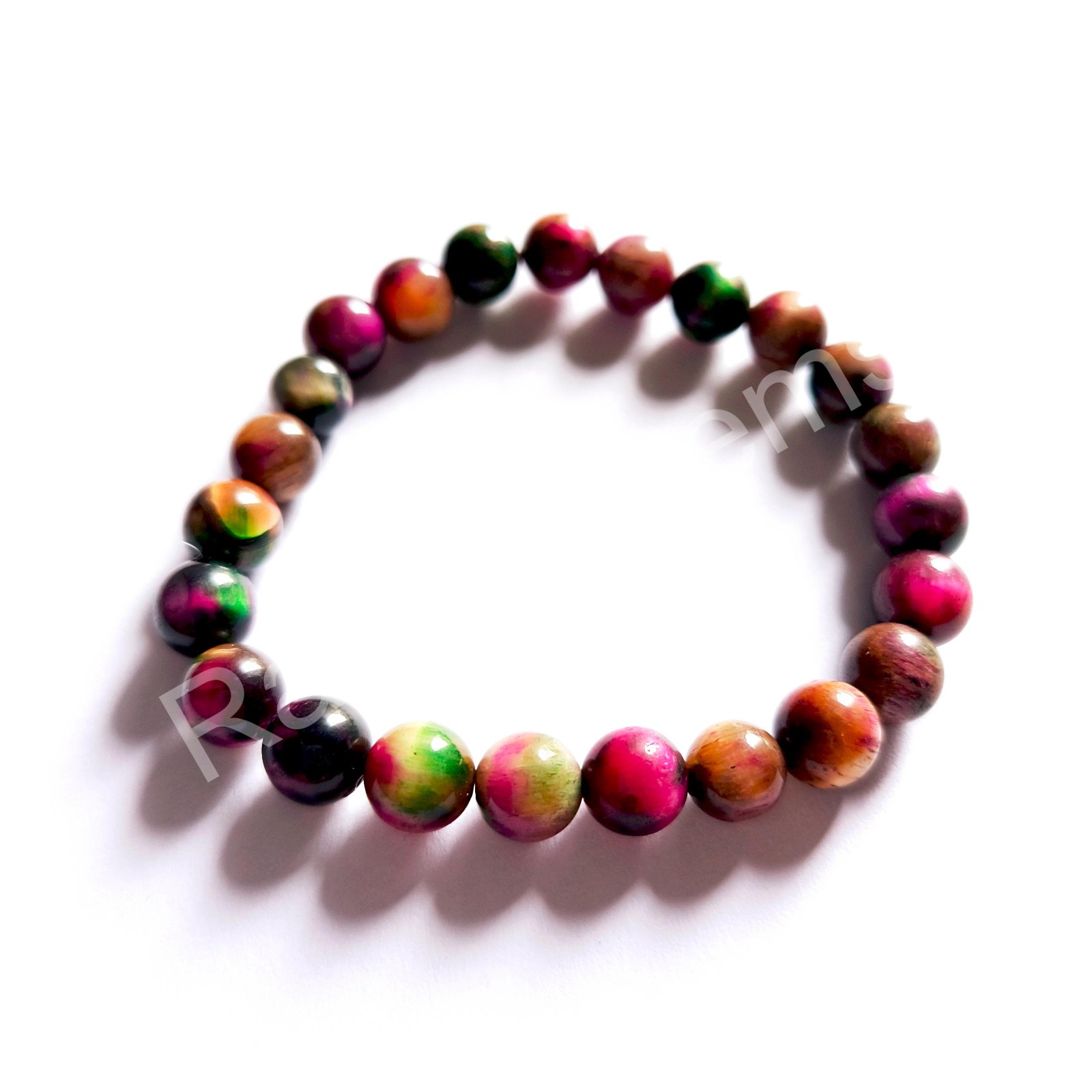 Watermelon Tiger Eye Natural Stone Bead Genuine Natural Yellow Tiger Eye Loose