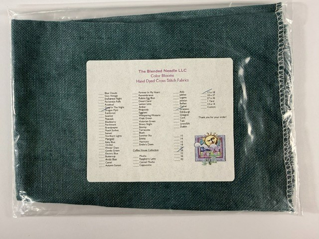 Blended Needle Hand Dyed Cross Stitch Fabric Linen Evenweave Choose Count Color