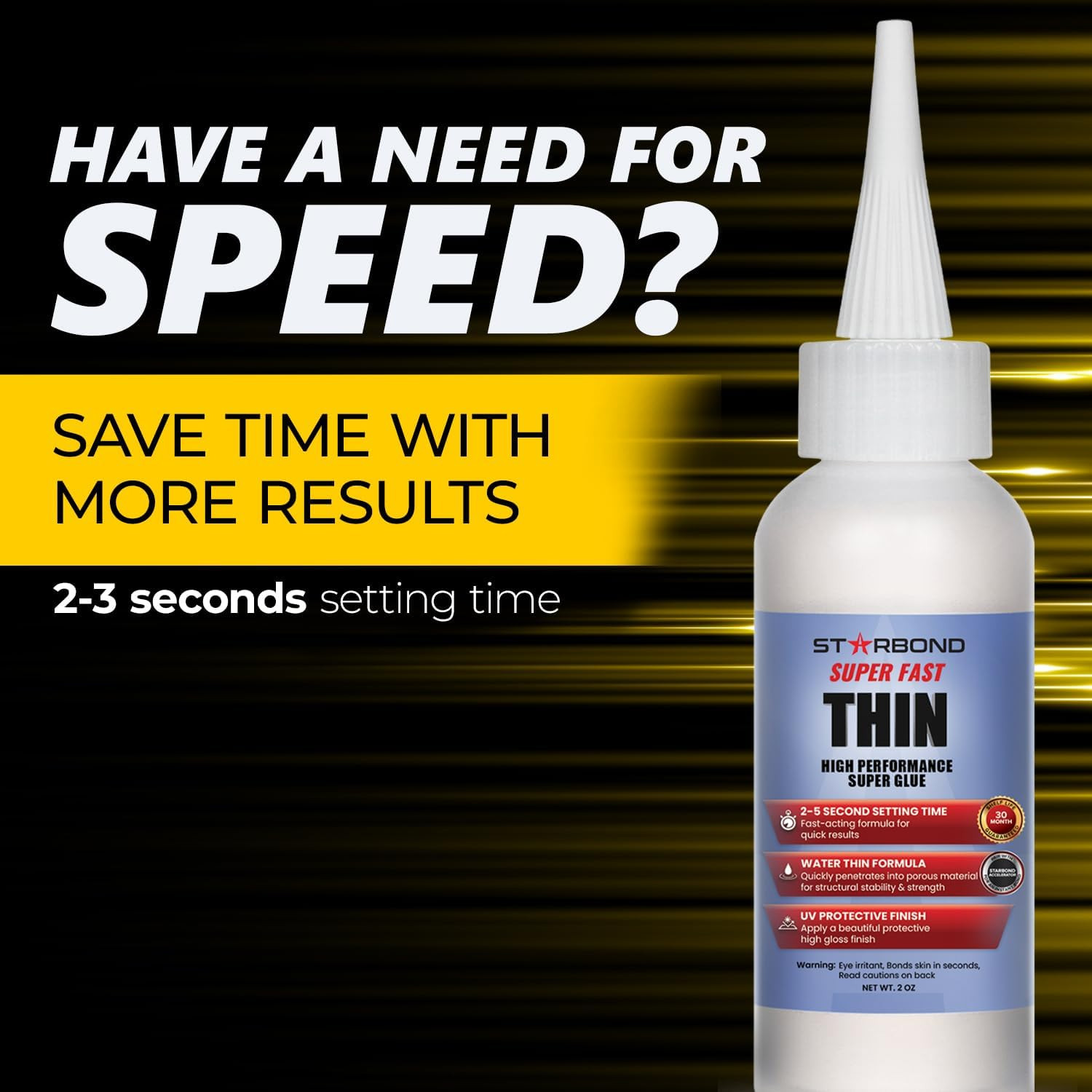 Starbond Super Fast Thin CA Glue – Super Glue Pro Kit with Precision Microtips A