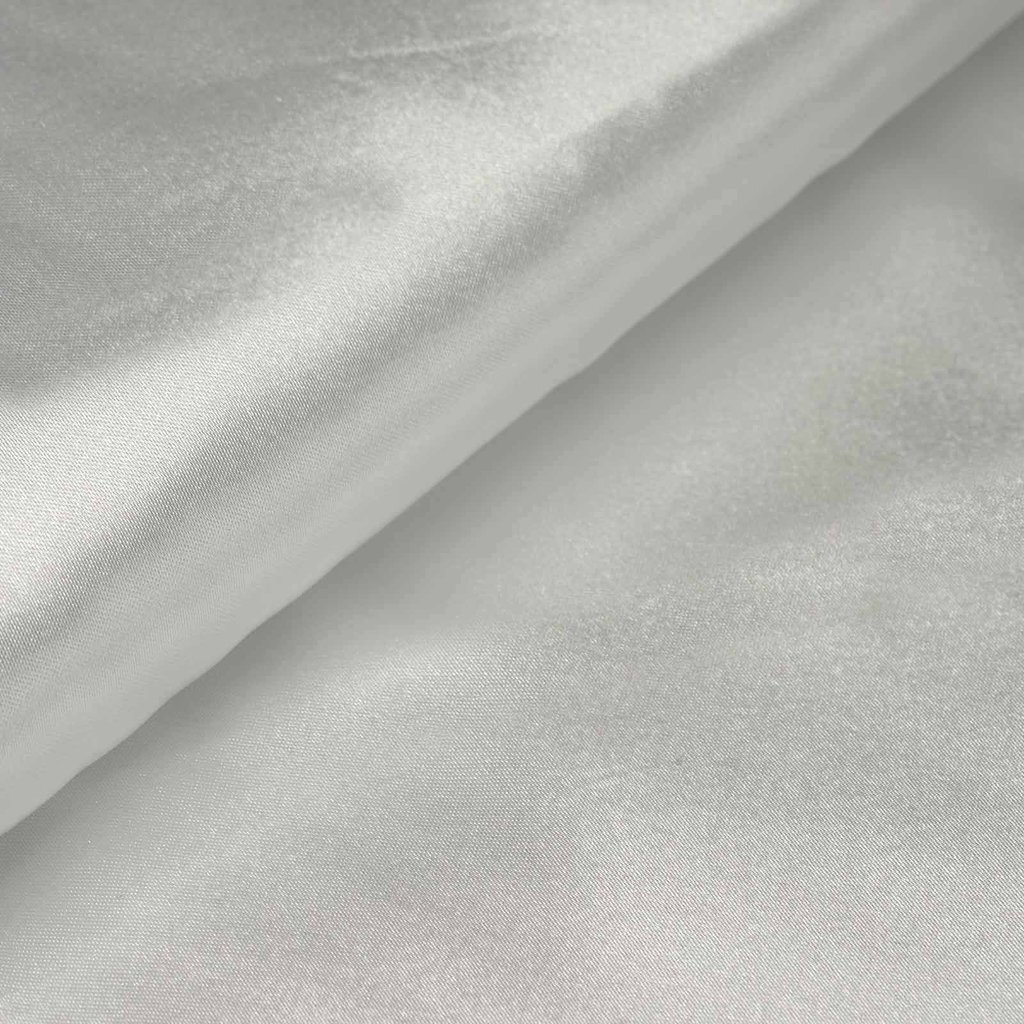 White SATIN FABRIC 54″ x 10 yards Bolt Crafts Sewing Put-up Wedding Party SALE