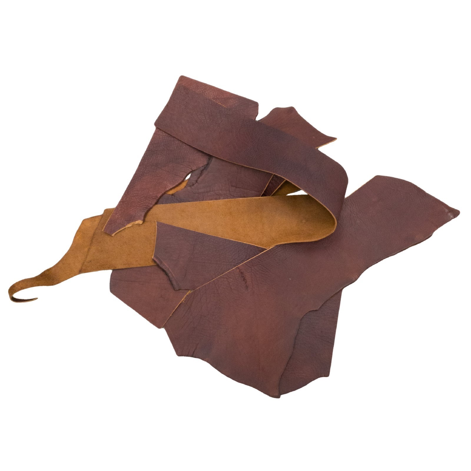 Bison Leather Scrap Pieces 7-8oz Buffalo Leather Small or Large Cuts