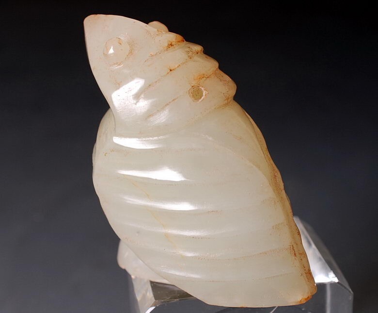 ELEGANT Chinese jade culture BIRD PiXie Pendant!