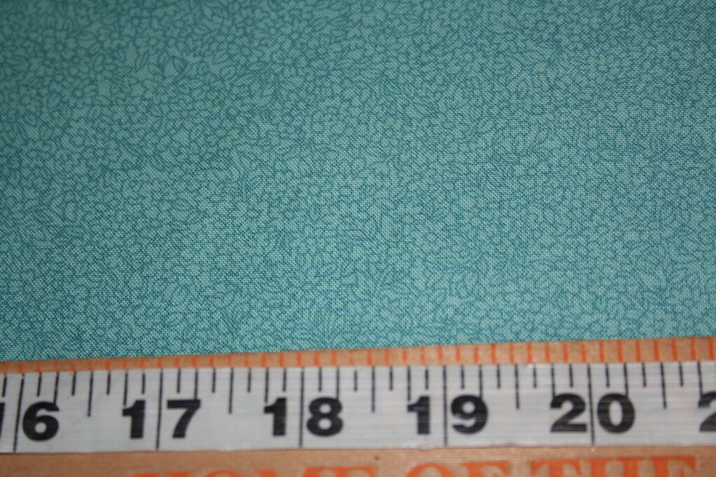 PRISIMS-TINY GREEN FLOWERS ON GREEN FROM HOFFMAN- COTTON FABRIC