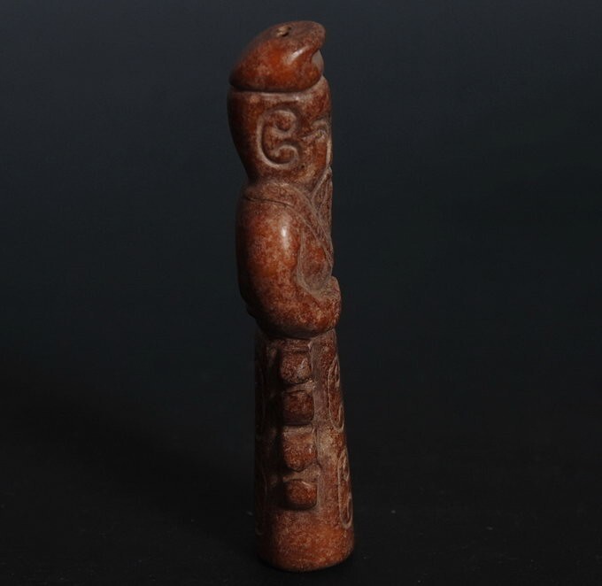 Chinese Folk culture Han dynasty style eremite statue! simple stone Carved