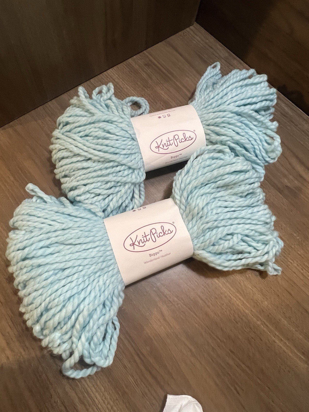Knit Picks BIGGO Yarn WONDERLAND Merino Wool/Nylon 3.5oz/ 110yds ea. Set of 2