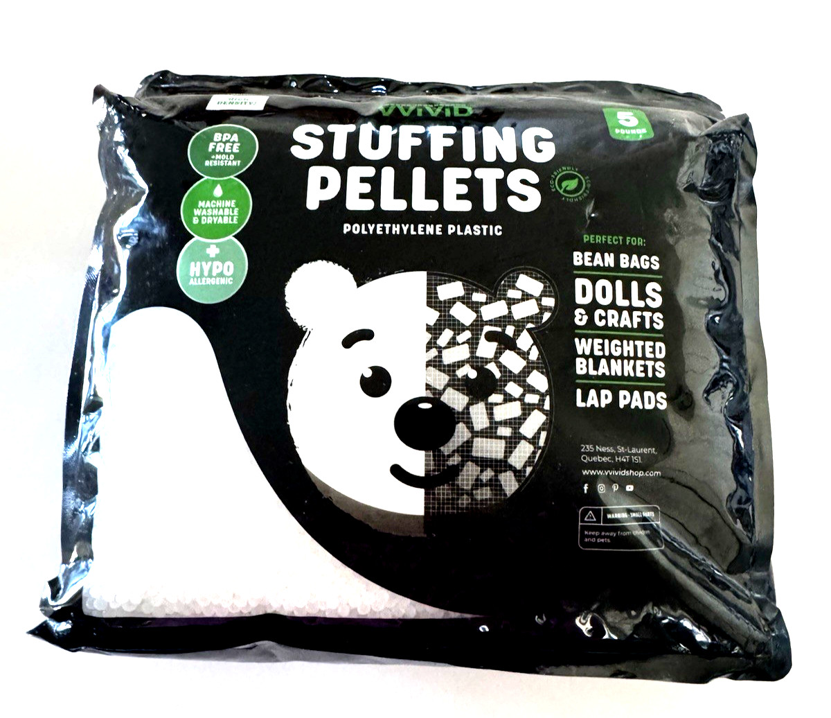 VViViD Stuffing Poly Pellets BPA-Free Machine Wash Hypo Allergenic Eco Friendly